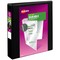 Avery Durable View 3 Ring Binders, 1.5 Inch Slant Rings, 375-Sheet Capacity, DuraHinge, 2.1 Inch Wide Spine, Colors Received Will Vary: Black, Bright Blue, Teal, Lavender, or White, 1 Binder (17028)
